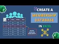 How to Create a Membership Database in Excel