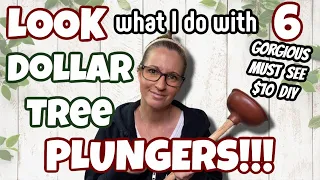 LOOK what I do with 6 Dollar Tree PLUNGERS AMAZING MUST SEE 10 DIY