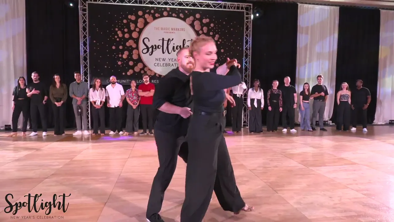 Spotlight New Year's Celebration 2024 Advanced Strictly Swing Gregory Freeman & Anni Hellwagen
