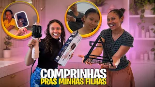 CHEGOU‼️REAÇÃO DE TODOS AO VER O QUE COMPREI PRA CASA E PRAS MENINAS😲 IMPRESSIONADOS🫪
