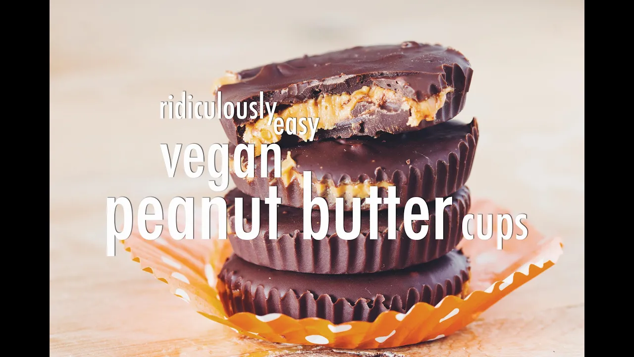 ridiculously easy vegan peanut butter cups   hot for food