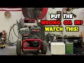 Troy Built Pressure Washer - What Happens When You Add Too Much Oil and incorrect oil