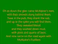 The Dubliners - McAlpines Fusiliers (lyrics)