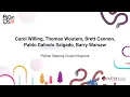 KEYNOTE Python Steering Council C Willing T Wouters B Cannon P Galindo Salgado B Warsaw