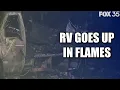 RV goes up in flames in parking lot of Florida Lowe s store