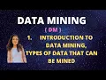 Introduction To Data Mining Types Of Data DM