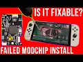 They Drilled Into The Motherboard - FAILED Switch OLED Modchip Install