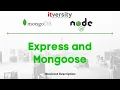 Express and Mongoose - Setup Express Skeleton with ES6