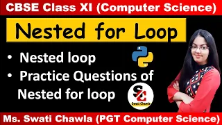 Nested for Loop in Python Nested Loop Class 11 Computer Science with Python