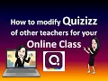How to modify Quizizz com questions for your online assessment
