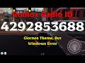 Giorno s Theme But Windows Error Roblox ID