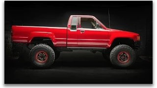 Download 1985 Toyota Pickup Truck 4x4 - Fresh Red Paint Job! MP3