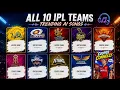 ALL 10 IPL TEAMS TRENDING AI SONGS 🔥 | RCB, CSK, MI & More | IPL 2026 Anthem Mashup