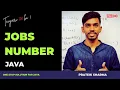 Jobs Number in Java Computer Class 10 ICSE ISC Java Programming