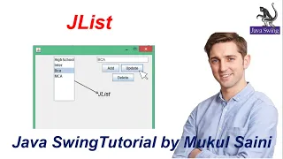 2 Java Swing Tutorial JList in Java part-2 dynamic List