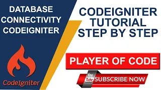 Database Connectivity in CodeIgniter CodeIgniter Tutorial 2020 CodeIgniter Tutorial for Beginners