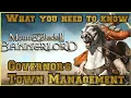Mount Blade 2 Bannerlord HOW to make the perfect Governor