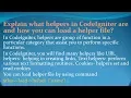 CodeIgniter Interview Questions and Answers for freshers and experienced Part 2