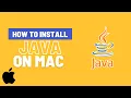 How To Install Java JDK On MacOS 2024