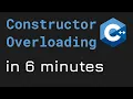 Constructor overloading in C programming Hindi