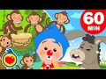 Download Lagu 8 Macaquinhos ♫ E Mais Canções de Animais Divertidos (60 Min) ♫ Um Herói do Coração