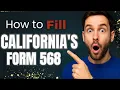 How To Fill Out Form 568 California online 2025 STEP BY STEP how to download form 568
