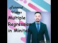 Multiple Regression in MINITAB
