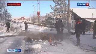 В Омске продолжают устранять коммунальные аварии и подключать дома к теплу