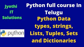 20 Mutable immutable type in Python Jyothi IT Solutions Telugu