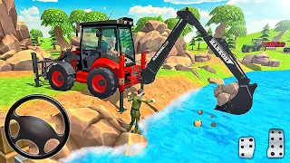 village jcb excavator simulator offroad construction games 2021 android gameplay