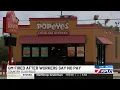 Popeyes GM fired after workers were left without pay