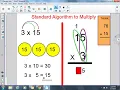 Standard Algorithm Multiplication
