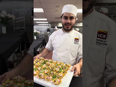 From the screen to the kitchen. 🎬👩‍🍳#ICECulinary #CulinarySchool #CulinaryStudents