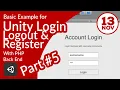 Unity PHP Login Logout and Register Part 5 - Username availability check