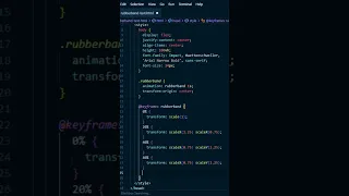 Rubber band text for Beginners Coding Pulse