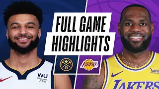 nuggets at lakers full game highlights february 4 2021