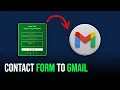 How To Create a Working Contact Form With HTML Receive Data From Form to Gmail