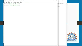 File handling w mode in Python programming in Tamil