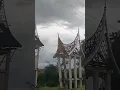 Rumah Gadang Pulau Sangkar Kerinci Jambi Sedang Di Bangun