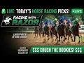 LIVE HORSE RACING Saratoga Colonial Downs Delaware Park more en vivo