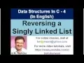 Tutorial of Reversing a Singly Linked List Through C Program Data Structures in English