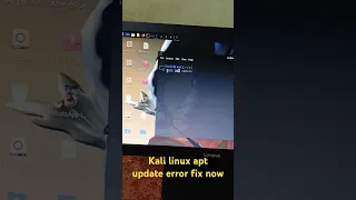 kali linux sudo apt update error fix now restart your system try again later