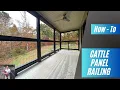 Simple Cattle Panel Patio Balcony Railing DIY How To