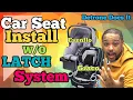 Graco Grows4Me Car Seat Install without LATCH System