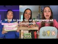 What to pack for ur emergency kit compilation