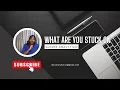 WHAT ARE YOU STUCK ON Session - 02 How to Encode Variables in Python Fixing errors for Mr Victor