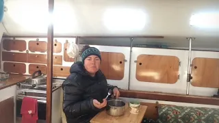 Provisioning for Chilly Solo Sailing