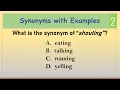 Synonyms with Examples 2 English Vocabulary Practice Test Test Your English Vocabulary Skills