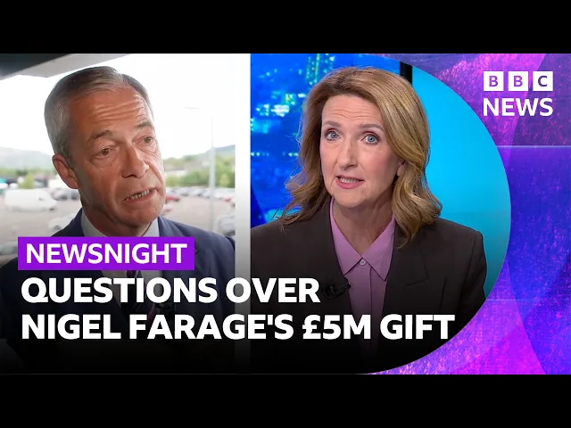 Questions over Nigel Farage's £5m gift - Victoria Derbyshire runs through the timeline