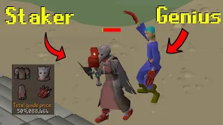 Rushing GE Stakers with 1 item Claws